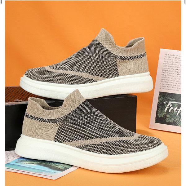 MEN'S KNITTED BREATHABLE CASUAL SHOES 68712519YL