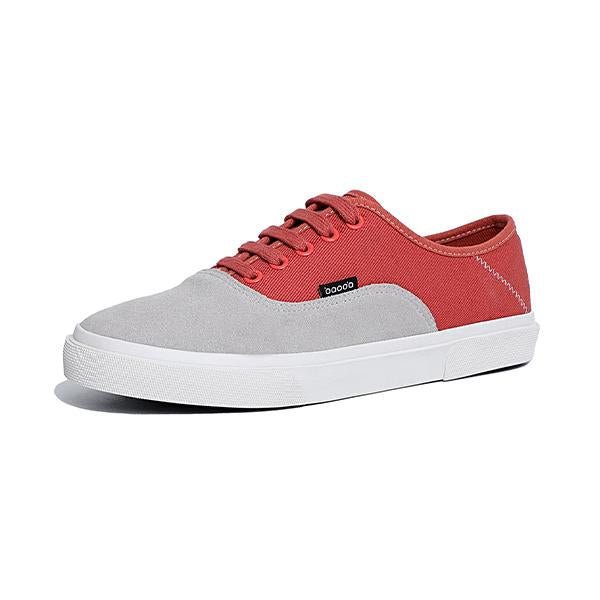 MEN'S BREATHABLE CLASSIC CONTRAST COLOR CANVAS SHOES 94480016S