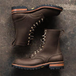 MEN'S BUSINESS VINTAGE SEWN LACE UP BOOTS 30409696S