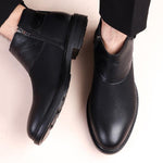 MEN'S CASUAL RETRO BELT BUCKLE BOOTIES 43610906S