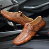 MEN'S RETRO CASUAL DRIVING LEATHER SHOES 43387541YL