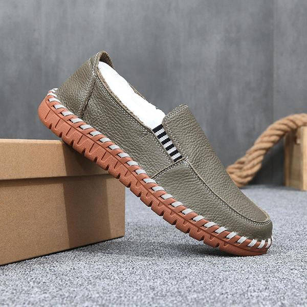 MEN'S BREATHABLE CASUAL ELASTIC SLIP-ON SHOES 13720769S