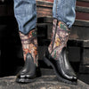 MEN'S CAMOUFLAGE WORKWARE RETRO COW BOOTS 68445714YL