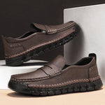 MEN'S RETRO STITCHED DESIGN LOAFERS 23799941YL