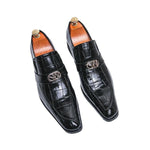 MEN'S BLOCK WEDDING LEATHER SHOES 36351669YL