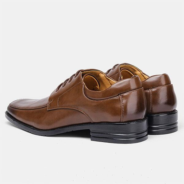 MEN'S SLIP ON LEATHER LINED SQUARE TOE DRESS LOAFERS SHOES FOR CASUAL WORK 39263300YL