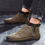 MEN'S CASUAL HAND-STITCHED ANKLE BOOTS 16230619S