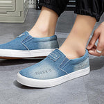 MEN'S DISTRESSED DENIM SLIP-ON SHOES 12823105S