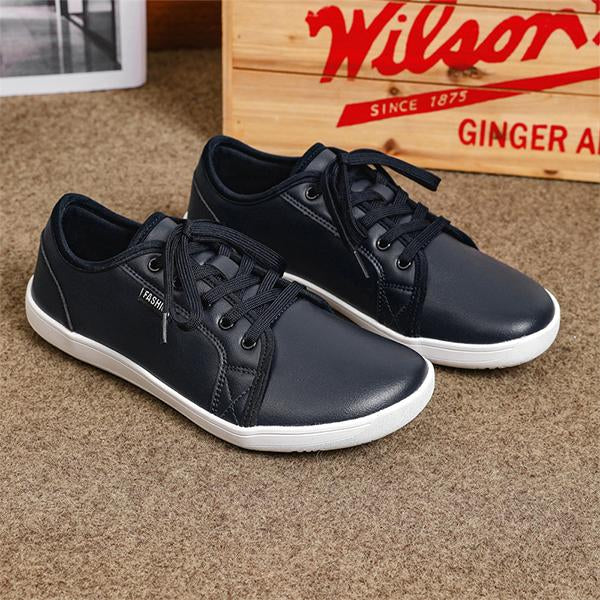 MEN'S WIDE TOE LIGHTWEIGHT SOFT SOLE LACE-UP CASUAL SHOES 52758901S