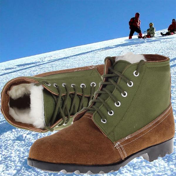 MEN'S FUR INTEGRATED SNOW WARM BOOTS 55089955YL