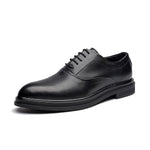 MEN'S BUSINESS POINTED TOE LACE-UP WEDDING SHOES 96819377S