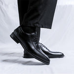 MEN'S CASUAL BUSINESS LACE UP LEATHER SHOES 77675648YL