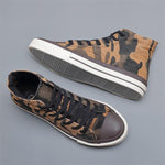 MEN'S CASUAL CAMOUFLAGE HIGH-TOP CANVAS SHOES 51837018S