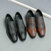 MEN'S STYLISH SLIP-ON POINTED TOE DRESS SHOES 26868352S