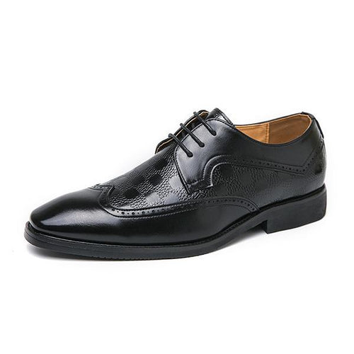 MEN'S LACE UP BUSINESS DRESS WEDDING SHOES 05924714YL