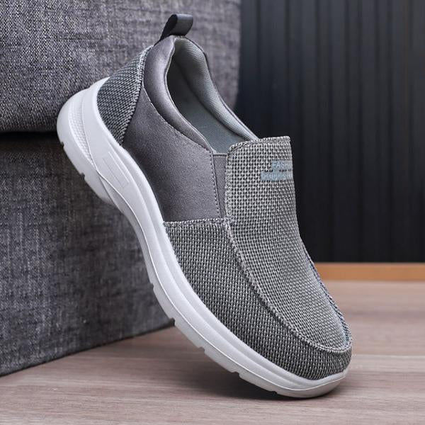 MEN'S BREATHABLE CANVAS LOOSE CASUAL SHOES 13951191S