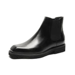 MEN'S BLACK CHELSEA LEATHER BOOTS 79390896YL