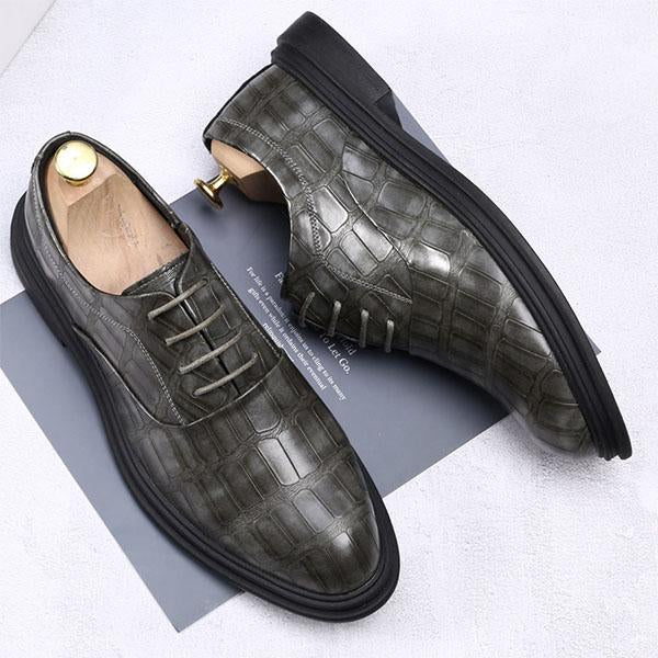 MEN'S DRESS OXFORD SHOES CLASSIC LACE UP FORMAL SHOES 19565949YL