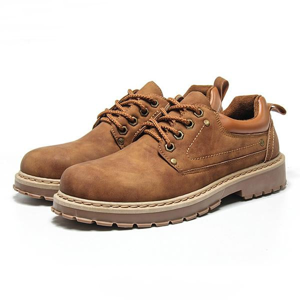 MEN'S STYLISH LACE-UP CASUAL SHOES 38780371S