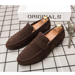 MEN'S MINIMALIST SUEDE LOAFERS 00620193YL