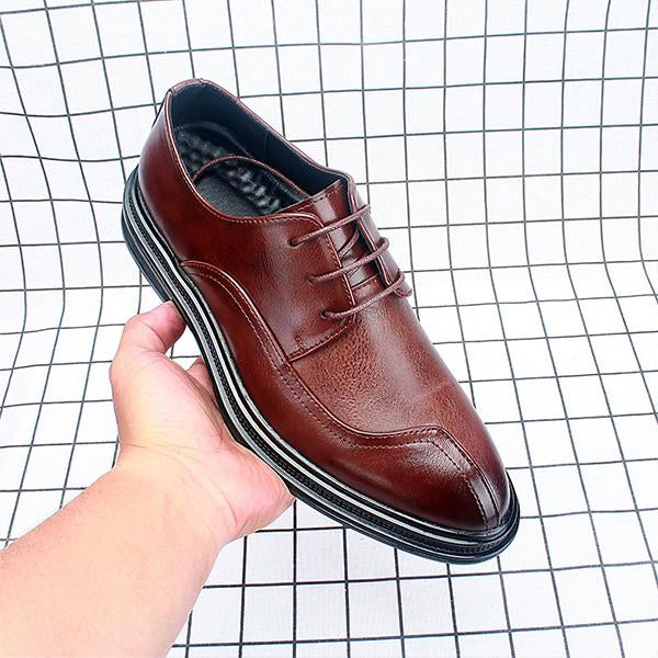 MEN'S CASUAL BUSINESS LACE-UP WEDDING SHOES 71373190S