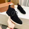 MEN'S CASUAL SUEDE LACE-UP FLAT DESERT BOOTS 98889178S