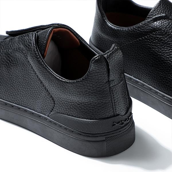 MEN'S BLACK CASUAL SLIP-ON SHOES 16284065S