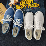 MEN'S CASUAL LACE-UP RETRO CANVAS DECK SHOES 91743432S