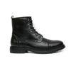 MEN'S BLACK LACE UP MOTORCYCLE BOOTS 69876940YL