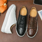 MEN'S CASUAL STONE PATTERN LACE-UP SNEAKERS 37736175S