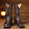 MEN'S VINTAGE STONE EMBROIDERED COWBOY BOOTS 51924600S