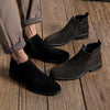 MEN'S CASUAL SUEDE LEATHER CHELSEA BOOTS 09277188S