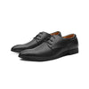 MEN'S BUSINESS POINTED TOE EMBOSSED DRESS SHOES 25975047S