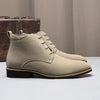 MEN'S STYLISH BUSINESS LACE-UP DESERT BOOTS 73086334S