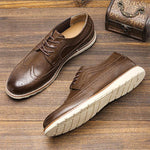 MEN'S ULTRALIGHT BROGUE CASUAL RETRO SNEAKERS 70078095S