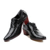 MEN'S BUSINESS POINTED-TOE HIGH-HEELED DRESS SHOES 85558050S