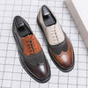 MEN'S FASHION BROGUE CARVED STITCHING LEATHER SHOES 05593068S