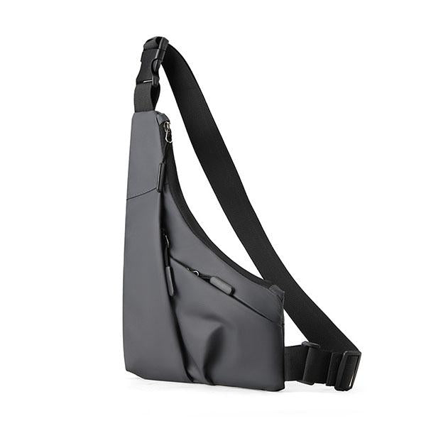 MEN'S ANTI-THEFT CLOSE FITTING TRIANGULAR CROSSBODY CASUAL CHEST BAG 07180740YL