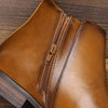 MEN'S STYLISH SIDE ZIP CLASSIC CHELSEA BOOTS 23275734S