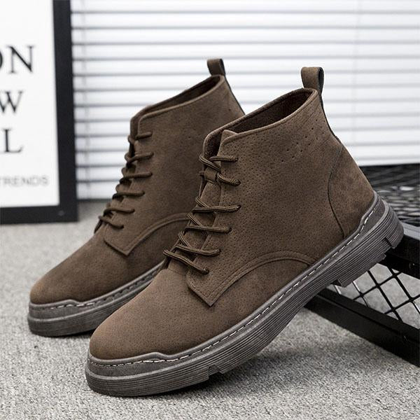 MEN'S CASUAL VINTAGE LACE UP BOOTS 98246307YL