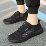 MEN'S MESH CASUAL LACE-UP RUNNING SHOES 17419601S