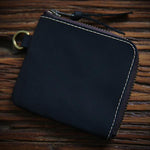 MEN'S RETRO SHORT ZIPPERED COIN PURSE 32441473S