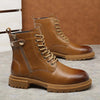 MEN'S STYLISH HIGH TOP WORKWEAR MOTORCYCLE BOOTS 81149579S