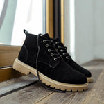 MEN'S CASUAL SUEDE NON-SLIP LACE-UP BOOTS 42308135S