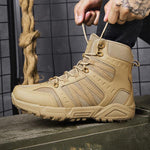 MEN'S WEAR-RESISTANT OUTDOOR LACE-UP HIKING BOOTS 17030042S