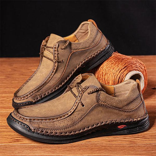 MEN'S CASUAL STITCHING LACE-UP SHOES 34548344S