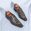 MEN'S LEOPARD PRINT WILD CASUAL LEATHER SHOES 78277121YL