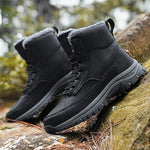 MEN'S OUTDOOR THICK SOFT LEATHER WARM BOOTS 58109363YL