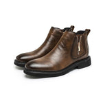 MEN'S CASUAL SIDE ZIP EVERYDAY ANKLE BOOTS 63500269S