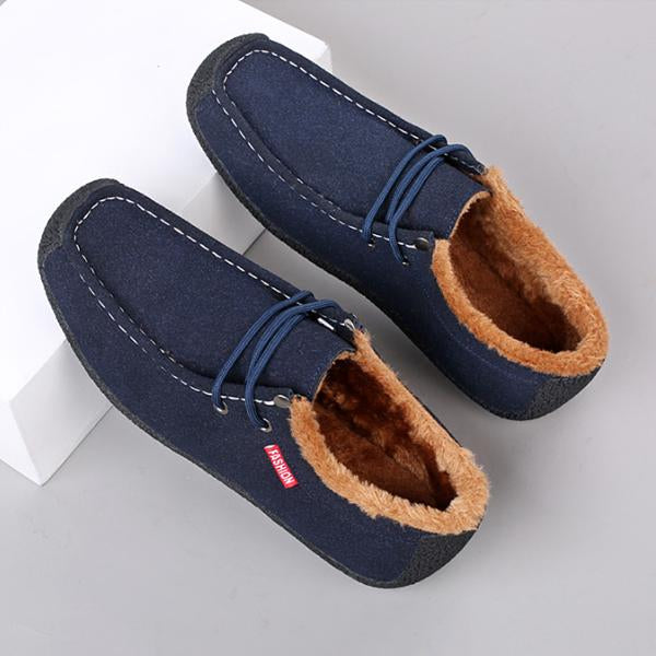 MEN'S CASUAL PLUSH LINED SLIP-ON DRIVING LOAFERS 43873069S